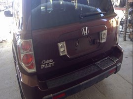 2007 HONDA PILOT, BURGUNDY, EX-L, 3.5L, AT, FWD.  A25157